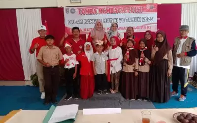 Mengukir Makna Kemerdekaan  Lomba Baca Puisi Meriahkan Peringatan HUT RI ke-78 di Desa Kutasari